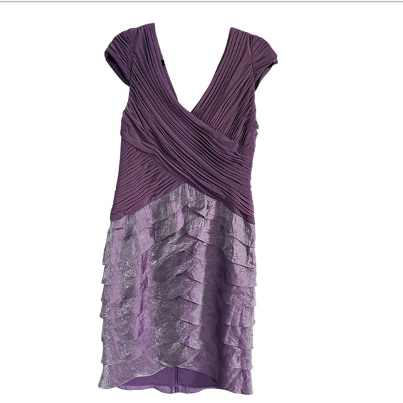 Adrianna Papell Women’s Cocktail Dress in Plum size 14 - Picture 2 of 14